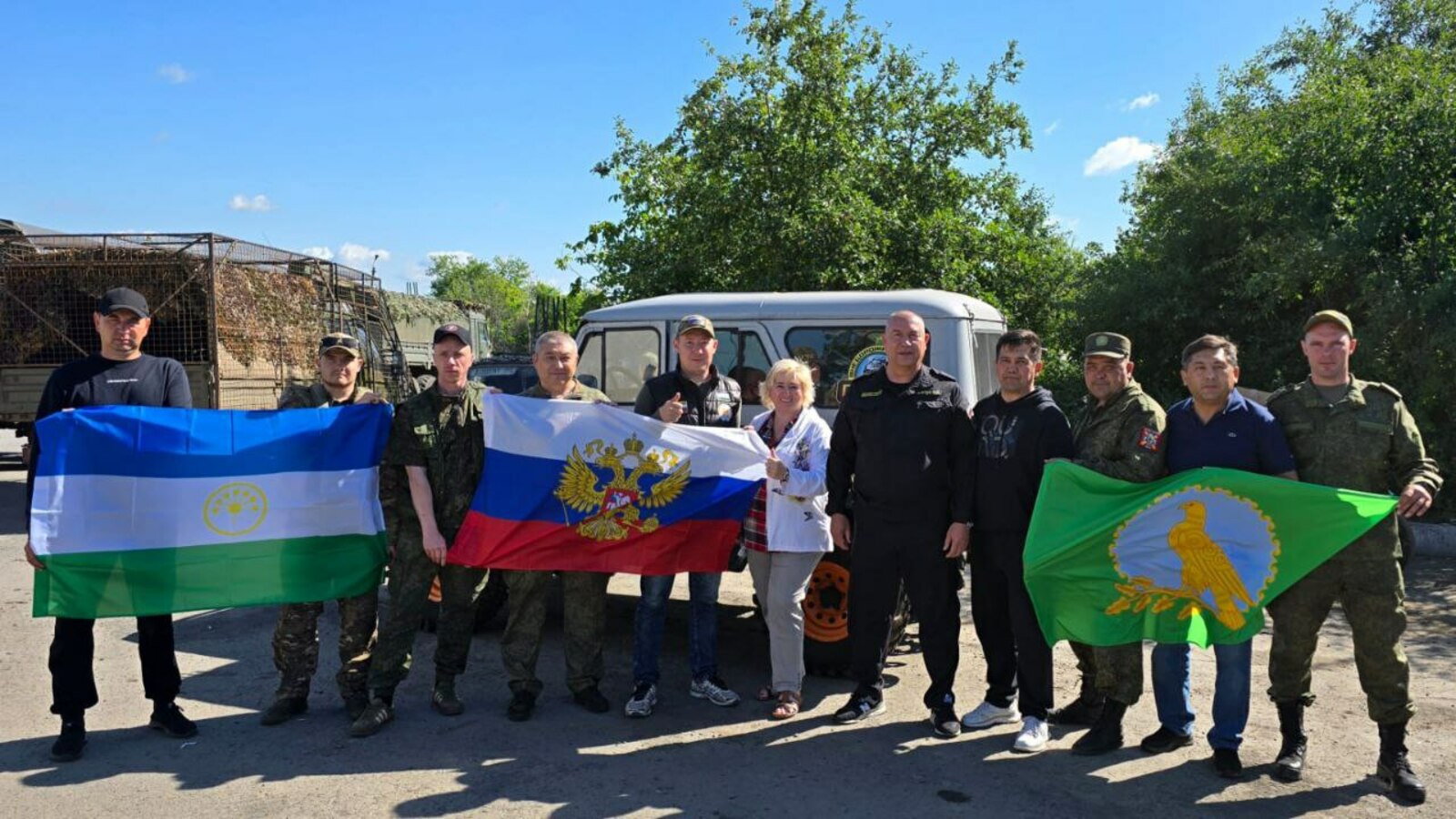 Доставлена очередная гумпомощь в зону СВО