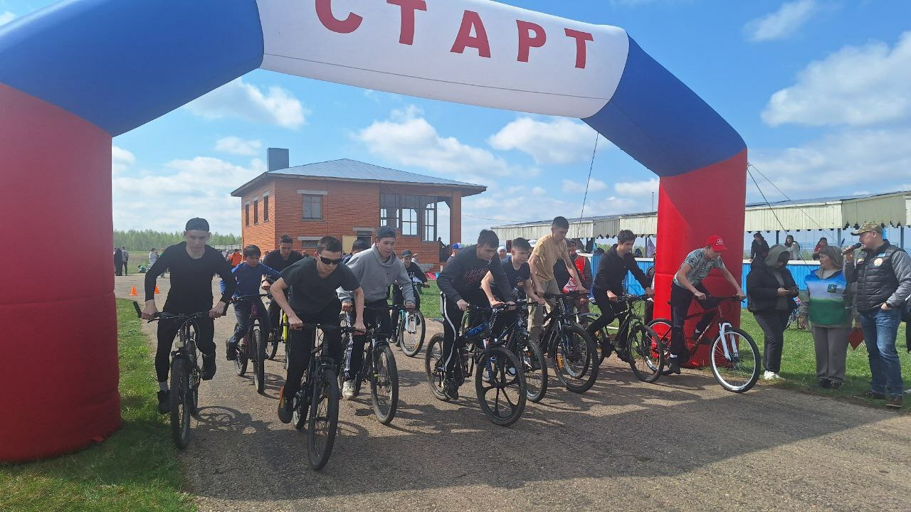 В Альшеевском районе прошли легкоатлетическая эстафета и велокросс