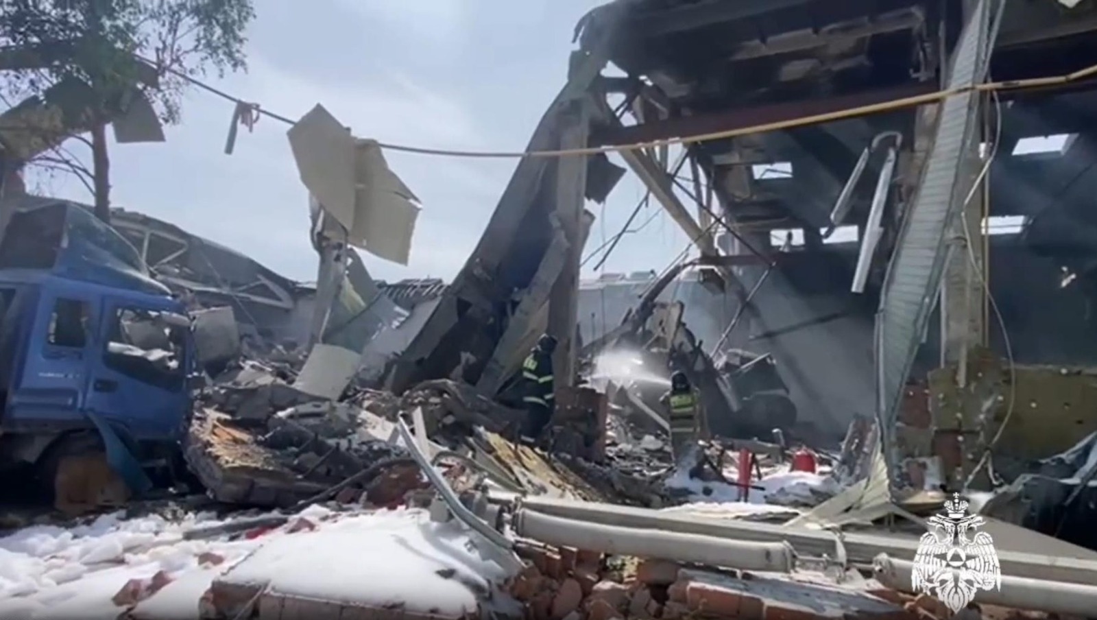 Пожар на месте крупного ЧС в Башкирии потушили