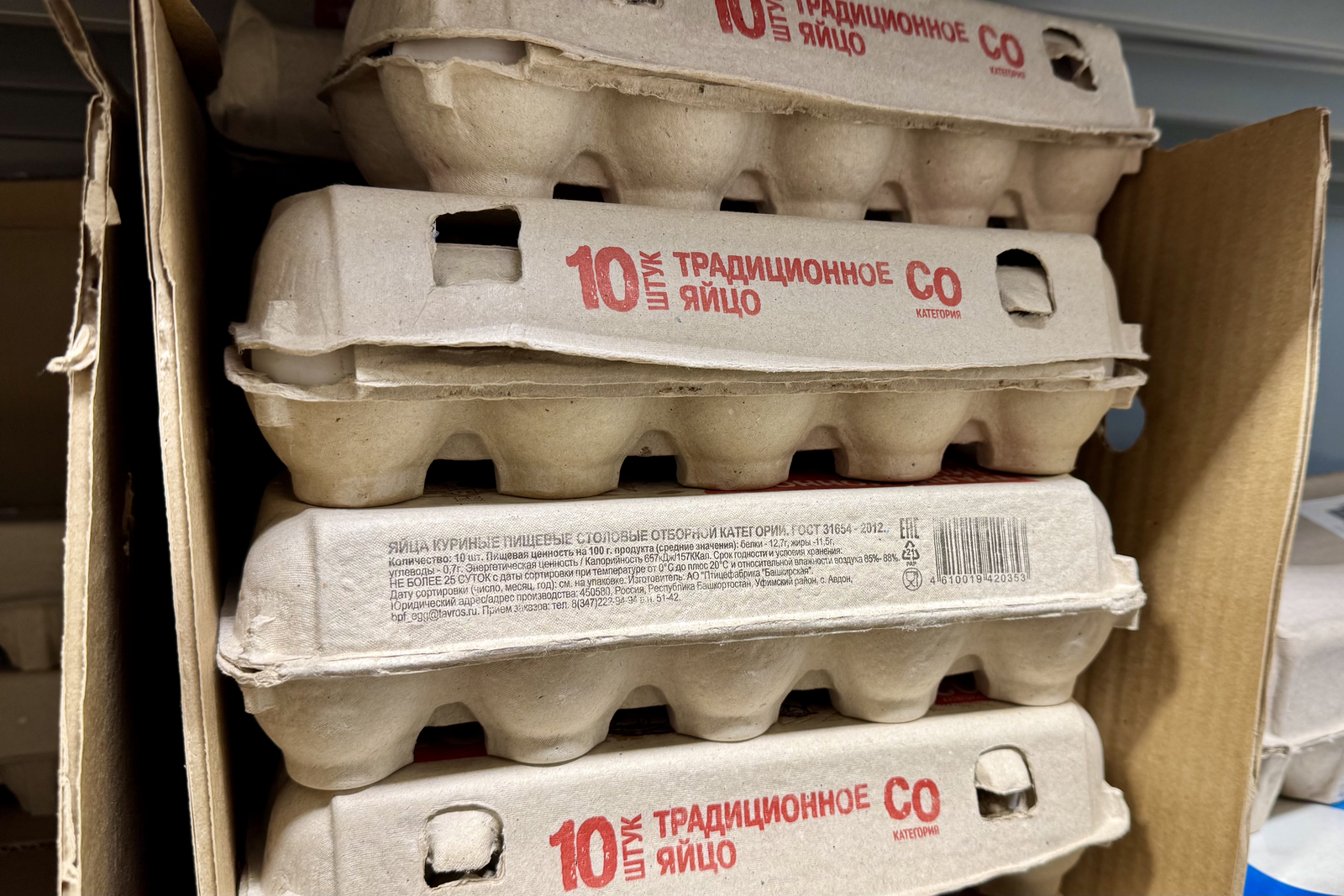 Роста цен на яйца перед Пасхой не будет