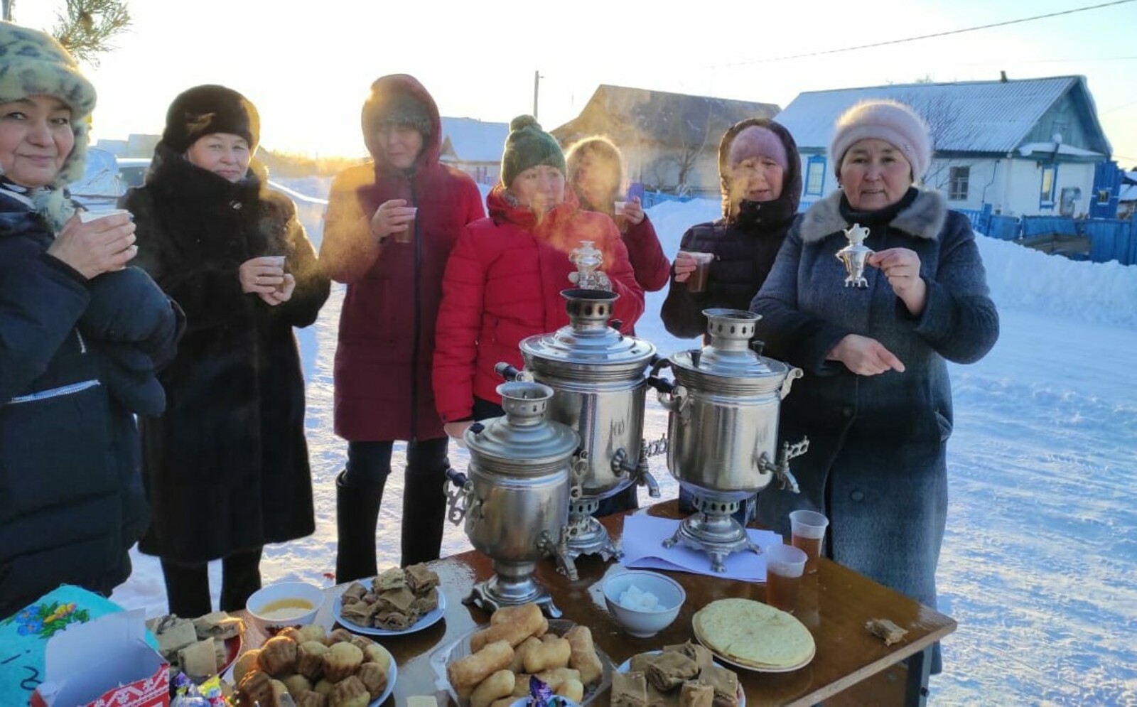 В Альшеевском районе - зимний сабантуй и конкурс самоваров