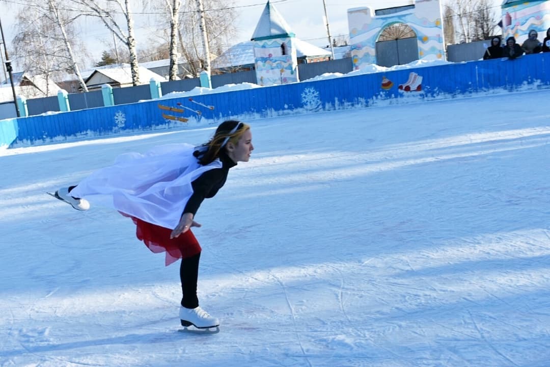 В Альшеевском районе прошли соревнования по фигурному катанию «Танцы на льду»
