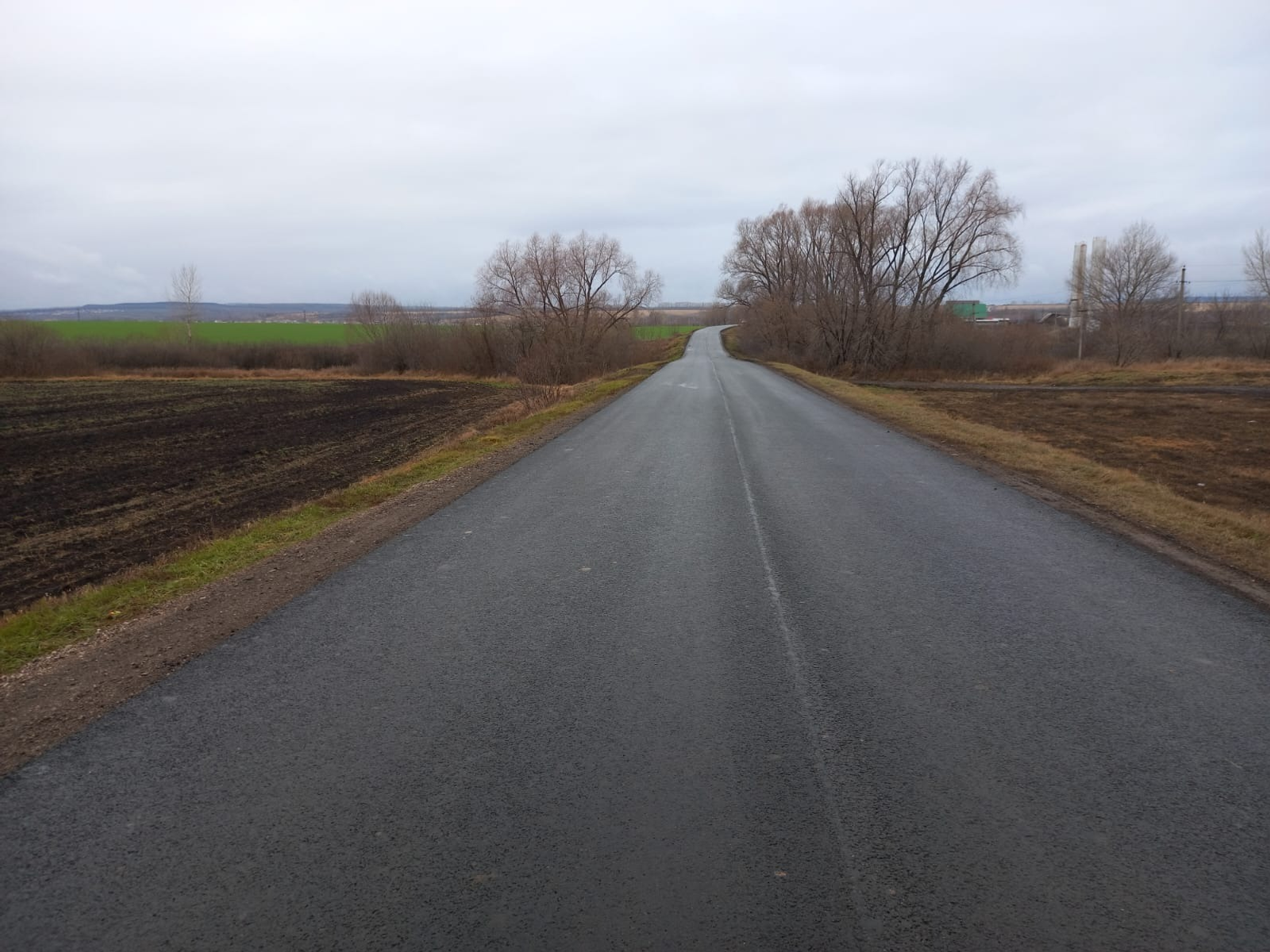 В Стерлитамакском районе завершили ремонт дороги