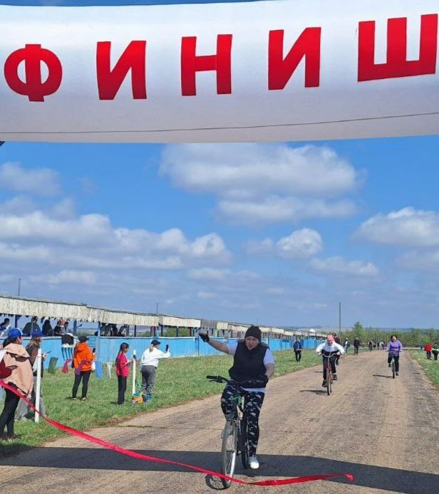 В Альшеевском районе прошли легкоатлетическая эстафета и велокросс