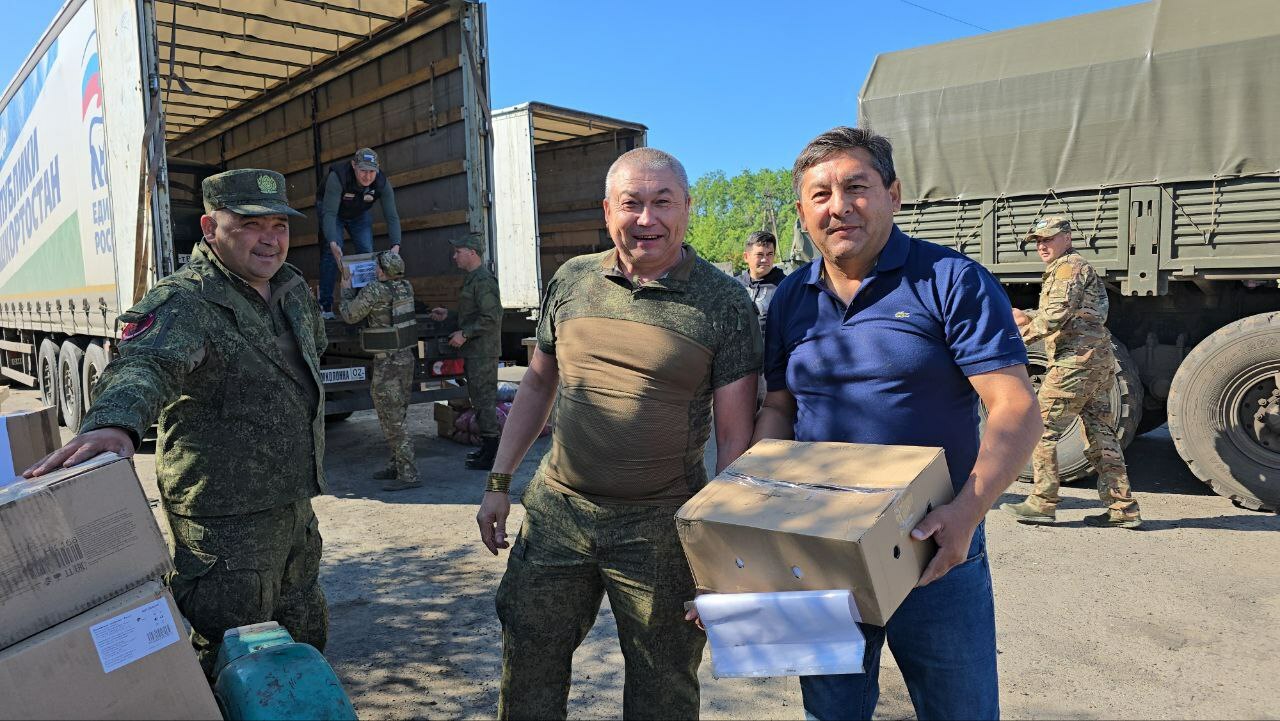 Доставлена очередная гумпомощь в зону СВО