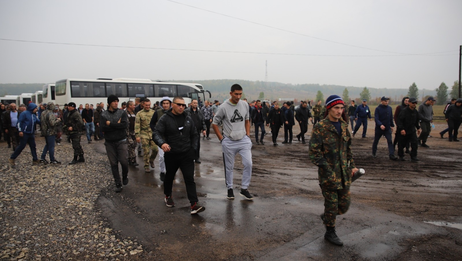 На границе Башкирии организовали пункт для встречи защитников Отечества