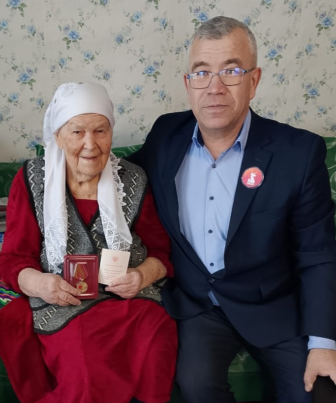 В селе Урняк проживает одна из старейших жительниц района