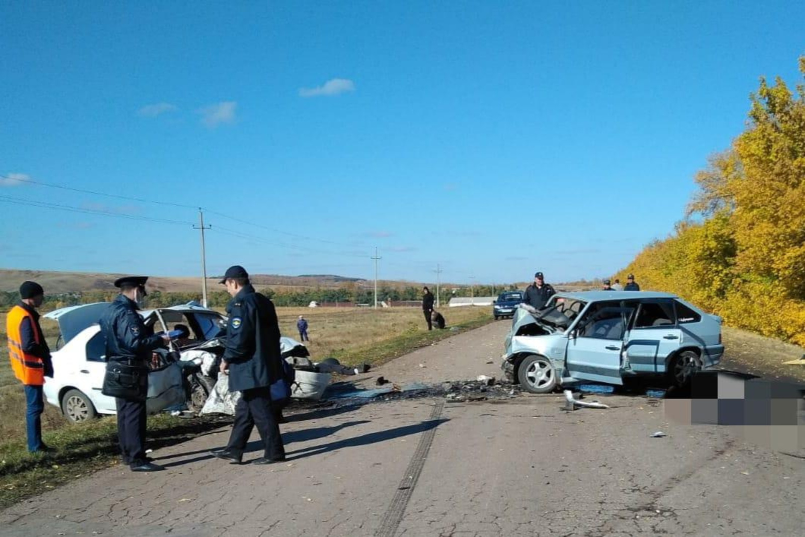 Четыре человека погибли в страшной аварии в Альшеевском районе