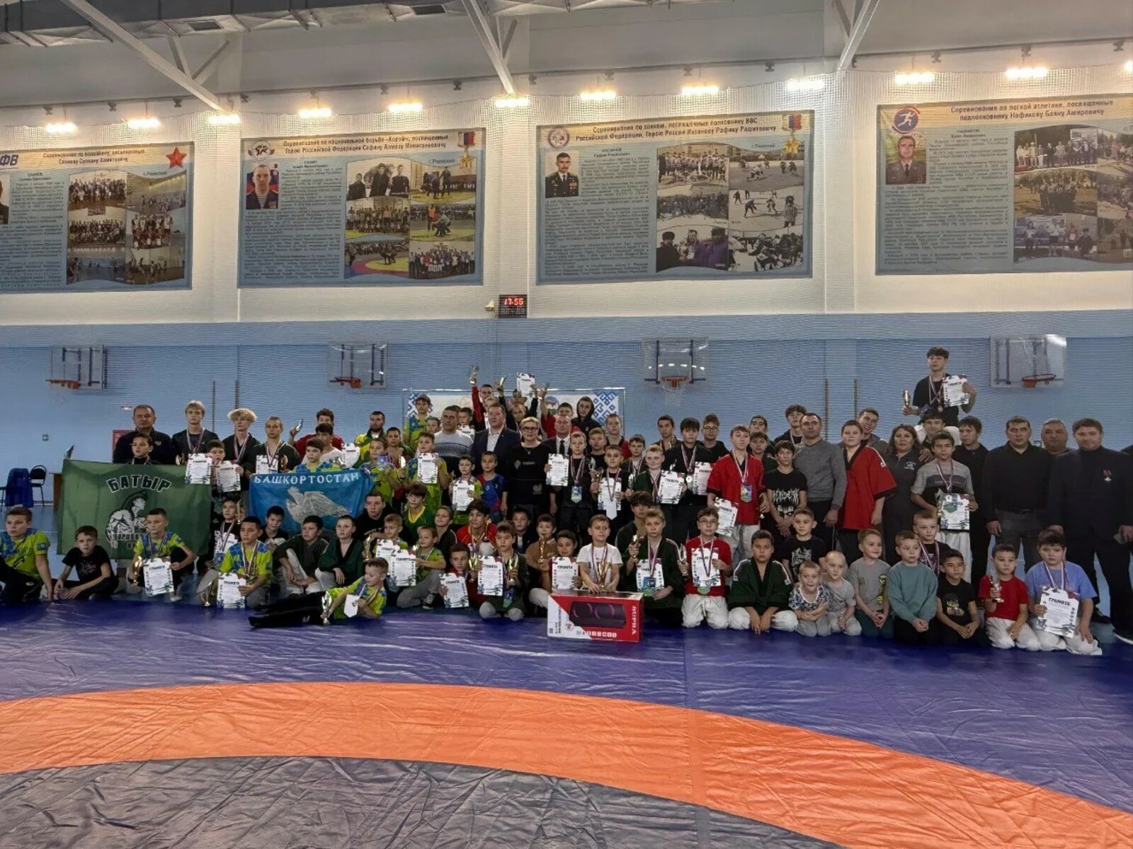 В районе прошел турнир по борьбе куреш памяти Алмаза Сафина