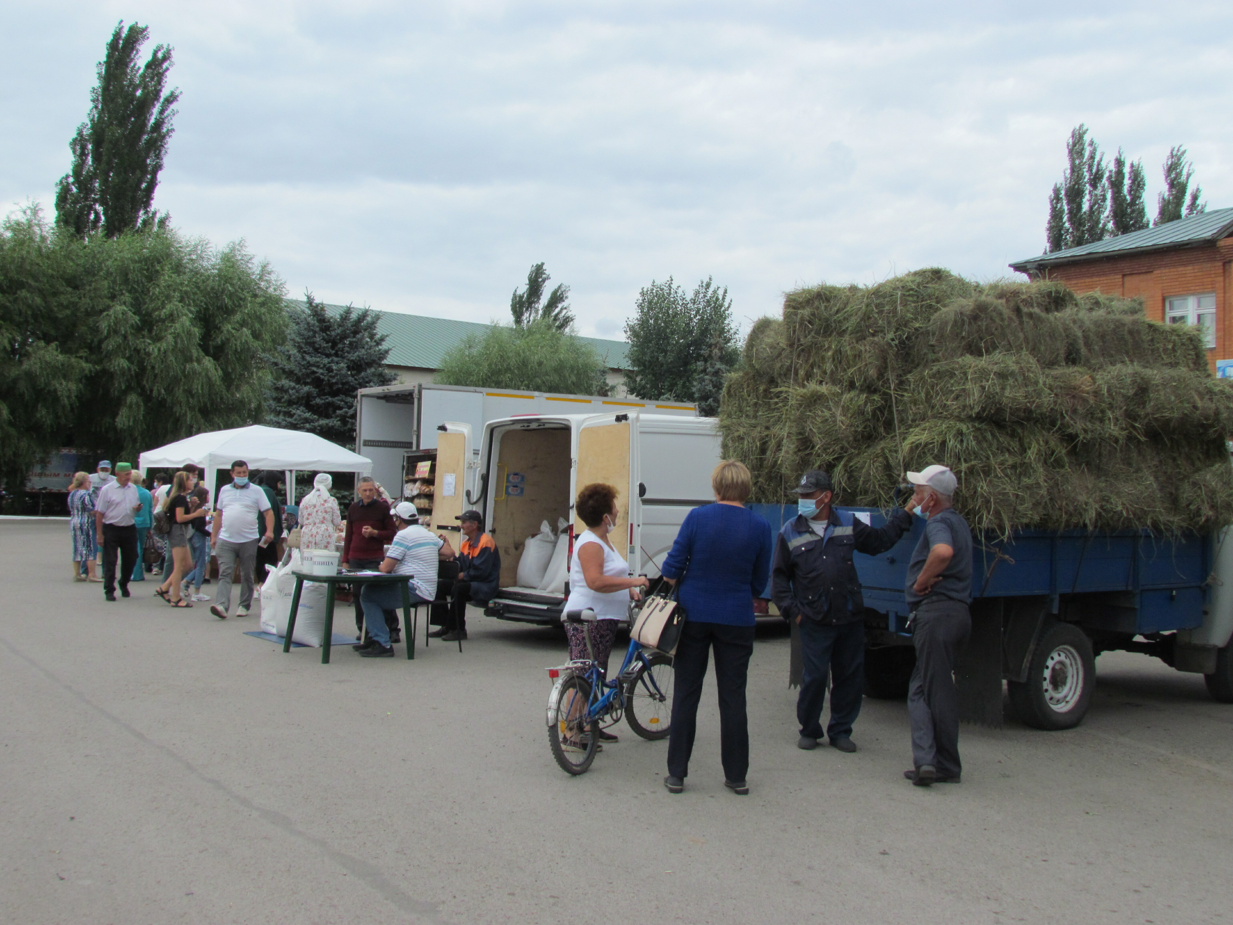 В Альшеевском районе с шумом и весельем прошла первая ярмарка «Местное, качественное, свое»