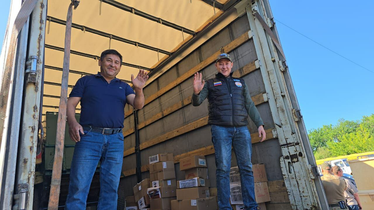 Доставлена очередная гумпомощь в зону СВО