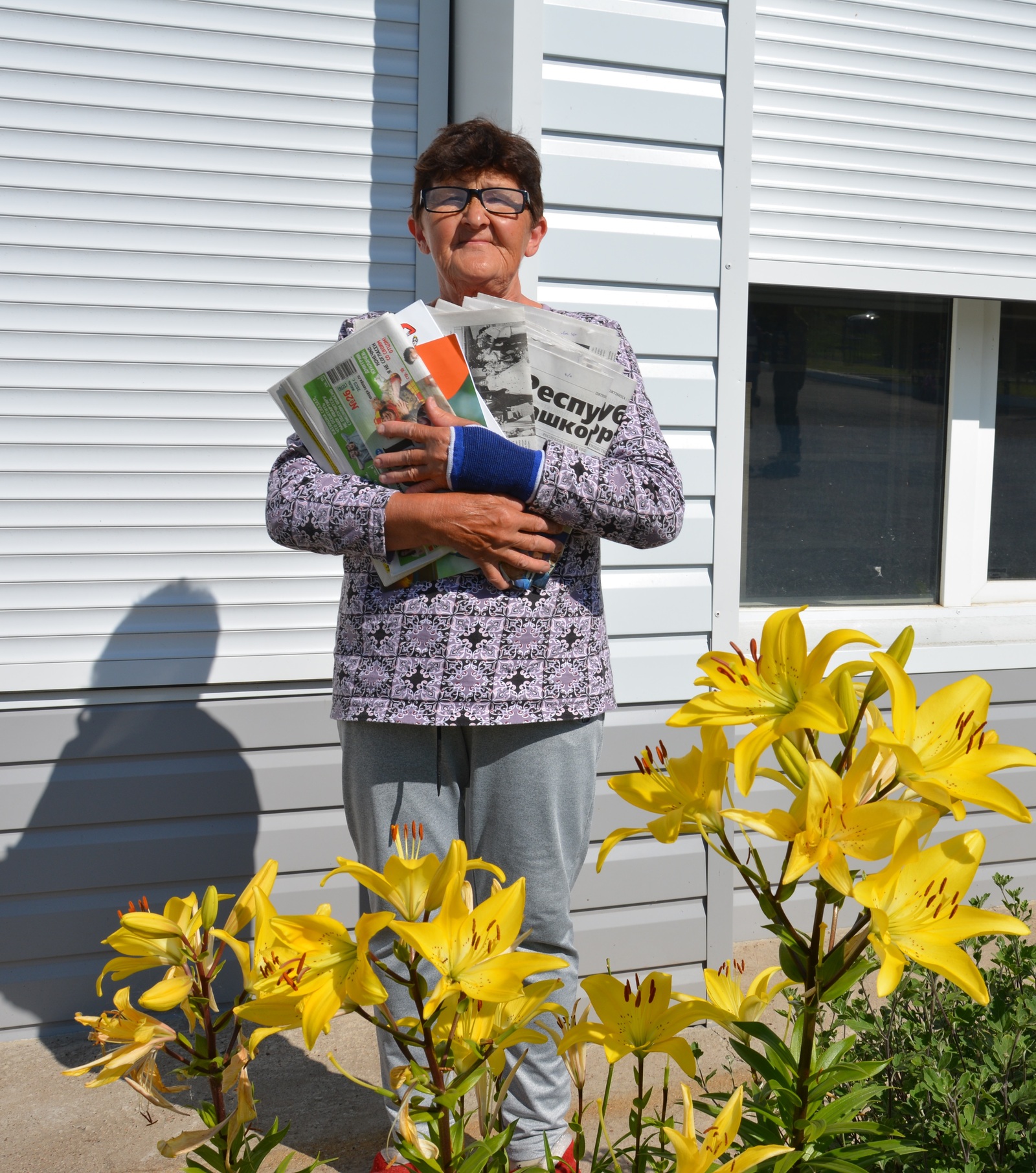 В Шафраново работает 71-летняя почтальон Роза Ахкямова