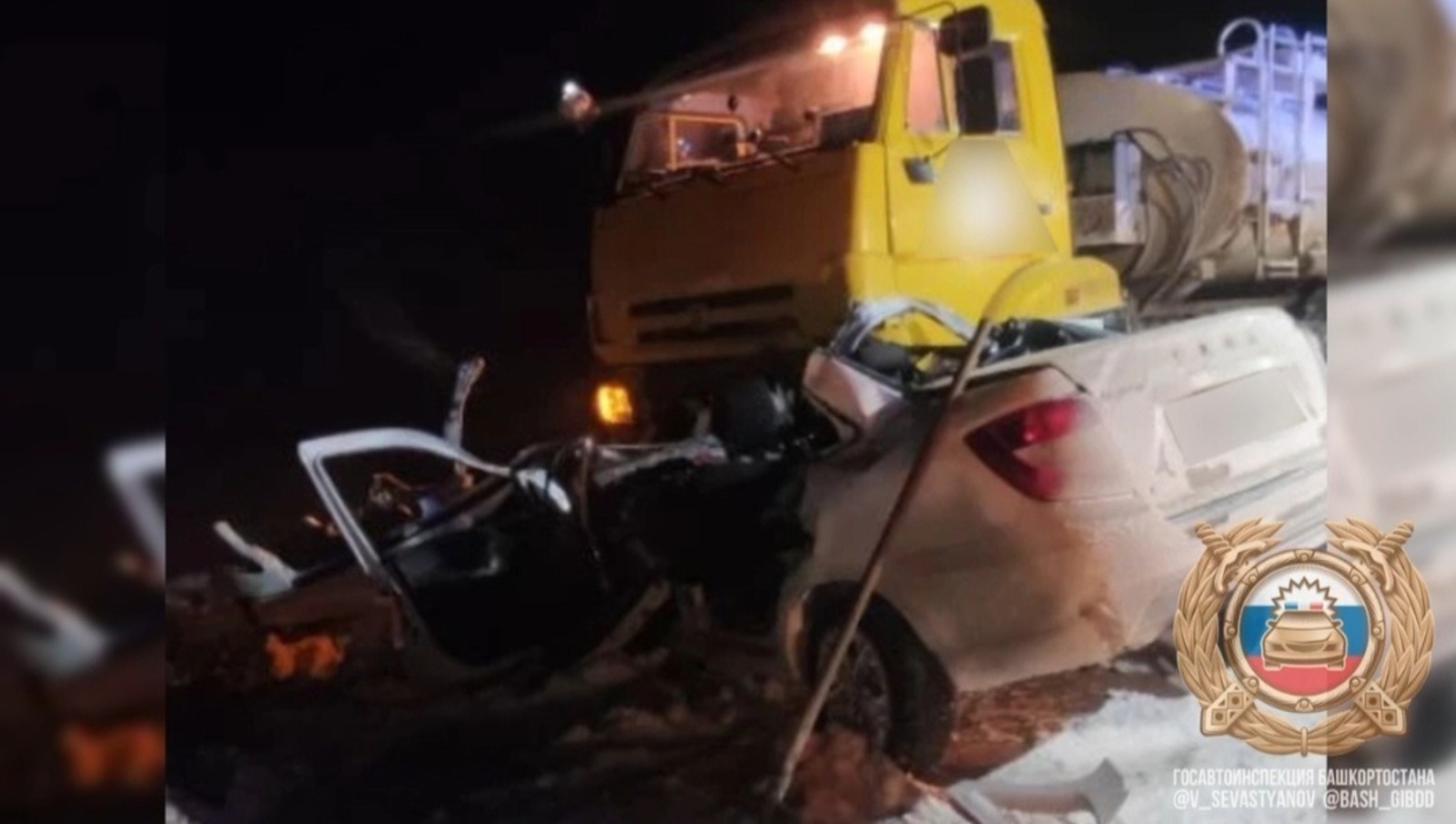 Страшная авария произошла на автодороге Белебей-Аксаково-Аксеново