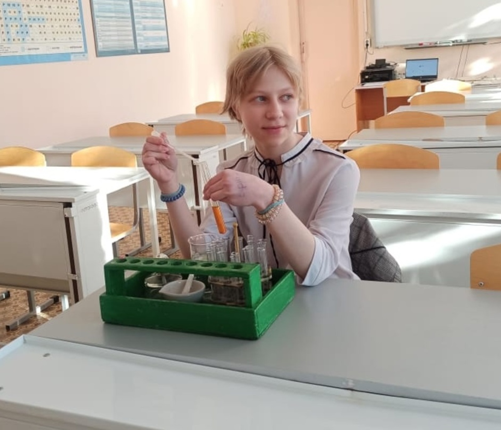Альшеевская школьница стала призером всероссийской олимпиады по химии