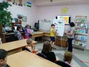 Воспитанники пришкольного лагеря побывали в детской библиотеке