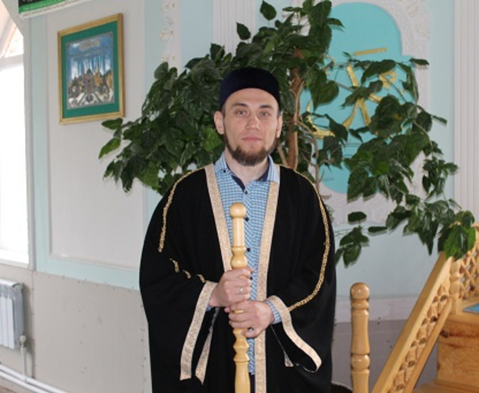 Имам-мухтасиб Альшеевского района Ильшат-хазрат поздравил с праздником жертвоприношения