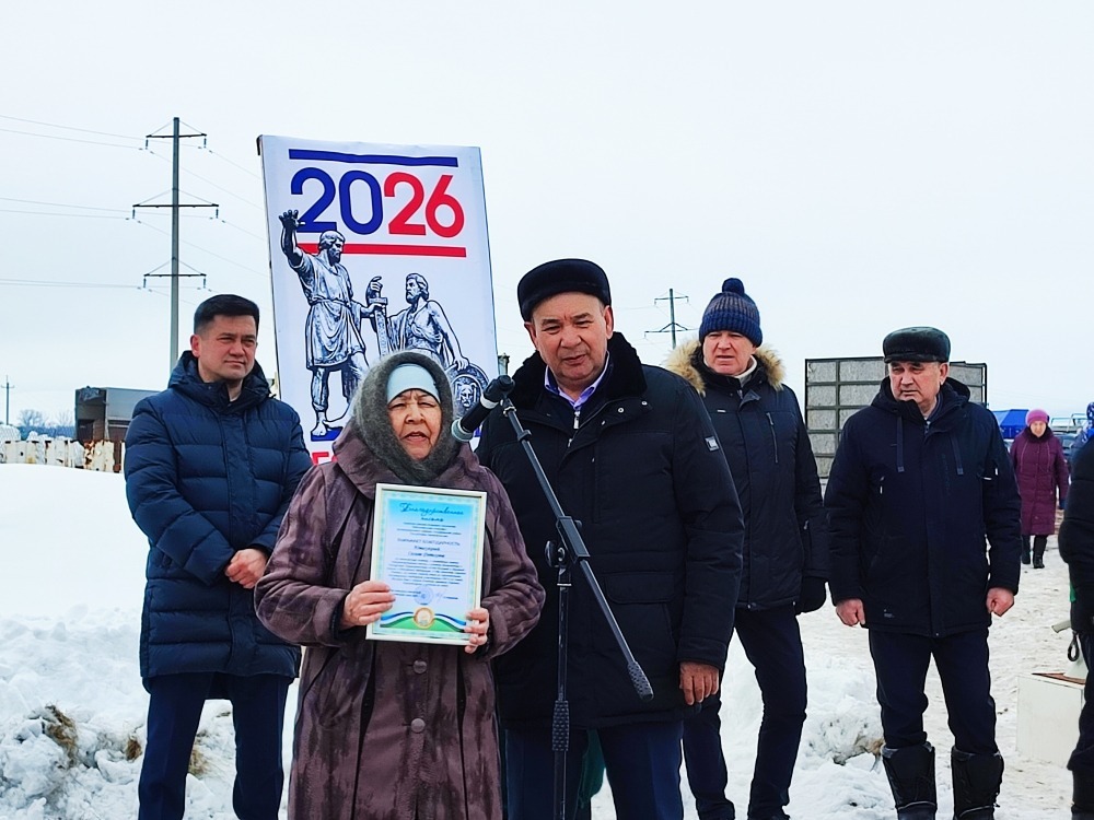 В Альшеевском районе прошли захватывающие зимние конноспортивные скачки